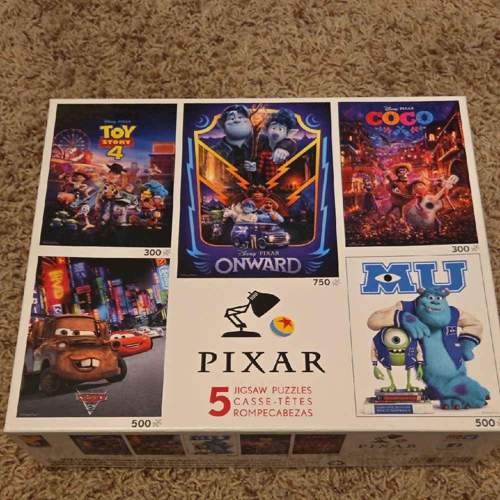 5 Pack Pixae Jigsaw Puzzle Set -